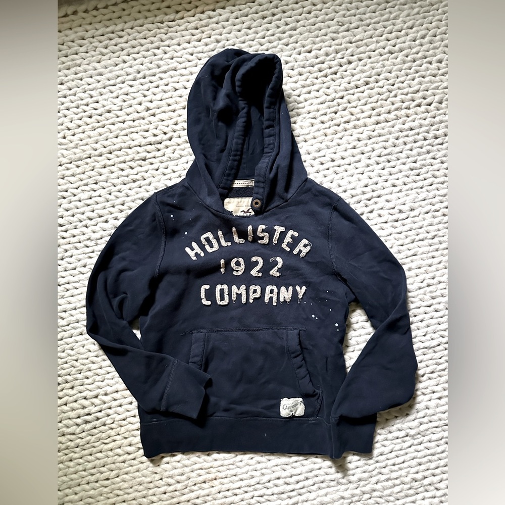 Navy Hollister Hoodie